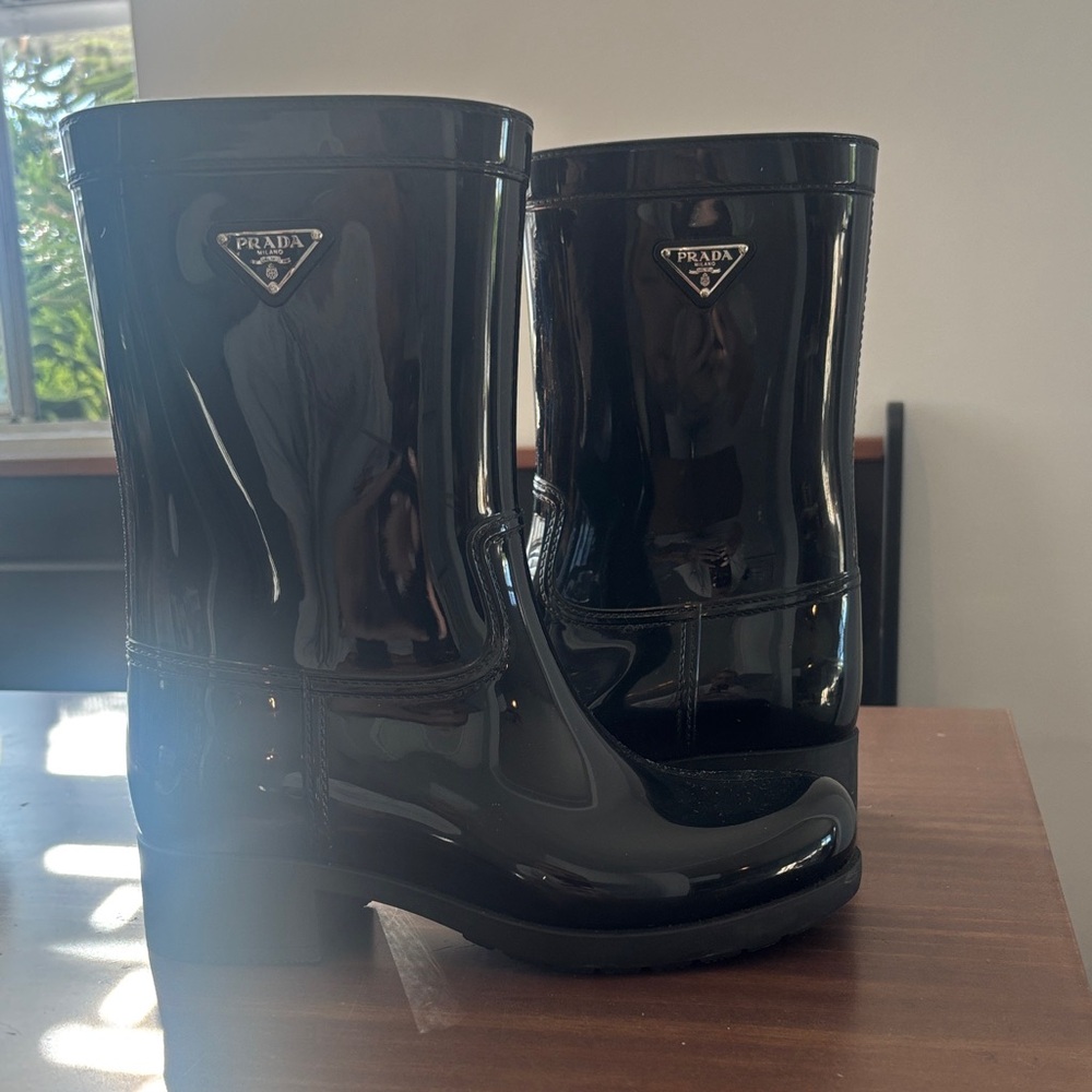Prada Rain boots!